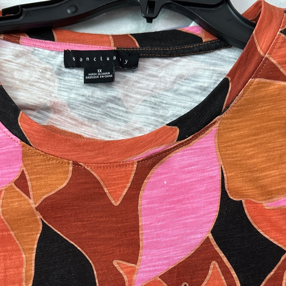 Sanctuary Women's Midi Dress - Pink, Orange, Black - Picture 5 of 5
